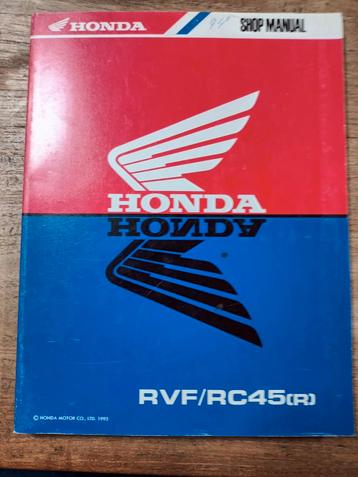 Shop Manual Honda RVF/RC45 origineel Honda beschikbaar voor biedingen