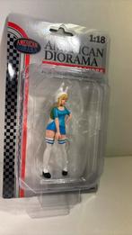Figuur cosplay girl 3 American diorama 1.18, Hobby en Vrije tijd, Modelauto's | 1:18, Overige merken, Ophalen of Verzenden, Motor