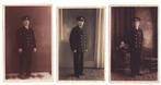 3 fotokaarten gevangenisbewaarders jaren 30 cipier Groningen, Verzamelen, Foto's en Prenten, Gebruikt, Foto, Voor 1940, Verzenden