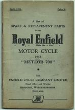 Royal Enfield Meteor 700 parts list motor (7720z), Verzenden, Overige merken