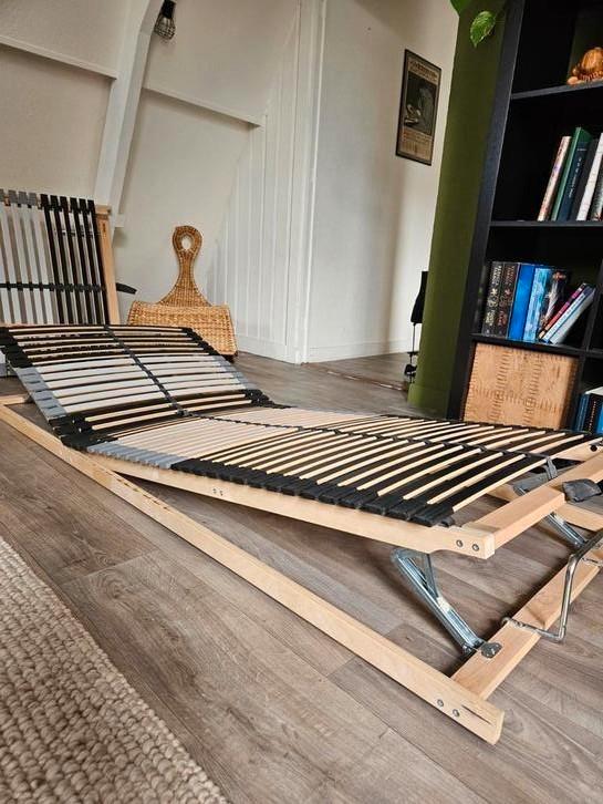 2x IKEA LÖNSET verstelbare lattenbodems 80x200 cm, Huis en Inrichting, Slaapkamer | Matrassen en Bedbodems, Zo goed als nieuw