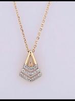 14 k gouden ketting met hanger, Met hanger, Geel, Nieuw, Ophalen of Verzenden