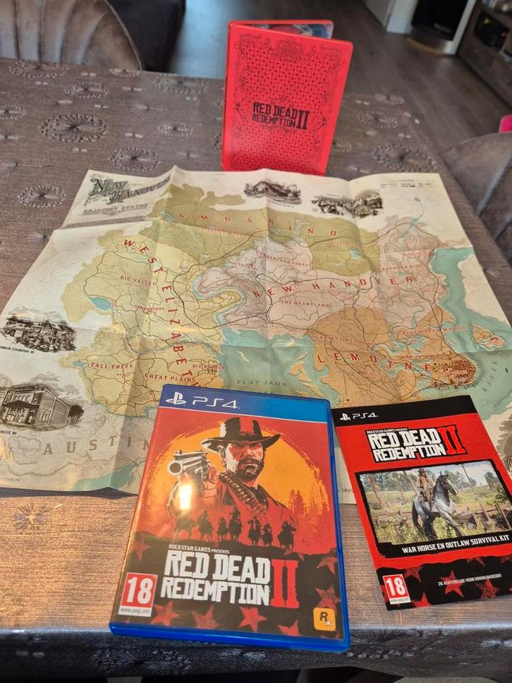 Red Dead Redemption 2 PS4 - Compleet met Extra's!, Spelcomputers en Games, Spelcomputers | Sony PlayStation 4, Gebruikt, Original