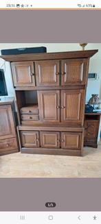 Houten wandkast met opbergruimte, Huis en Inrichting, Ophalen, 25 tot 50 cm