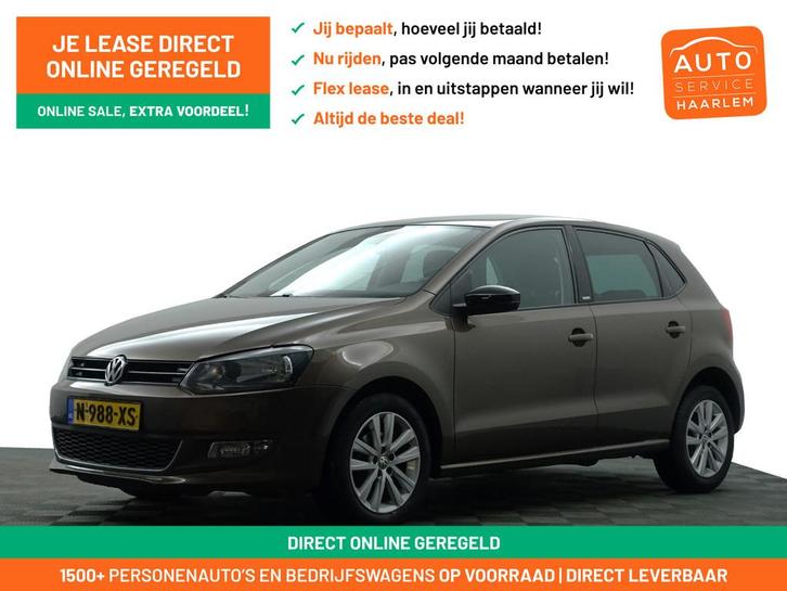 Volkswagen Polo 1.2-12V BlueMotion Highline- 99dkm, Sport In, Auto's, Volkswagen, Bedrijf, Te koop, Polo, ABS, Achteruitrijcamera