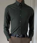 Heren overhemd groen, Groen, Halswijdte 38 (S) of kleiner, Ophalen of Verzenden, Zo goed als nieuw