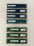 Partij DDR3 werkgeheugen – 7 modules ( Samsung, SK Hynix ), Computers en Software, RAM geheugen, DDR3, Ophalen of Verzenden, Desktop