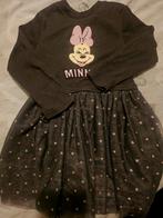 Jurk donkergrijs van minnie mouse maat 98, Meisje, Minnie Mouse, Ophalen of Verzenden, Zo goed als nieuw