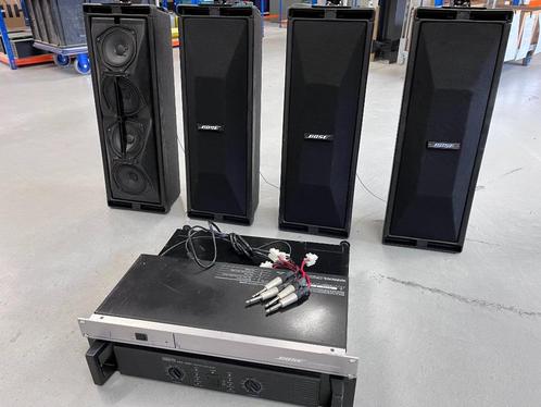 Bose 402 set van 4 speakers, 402C processor, eindversterker, Muziek en Instrumenten, Versterkers | Keyboard, Monitor en PA, Gebruikt