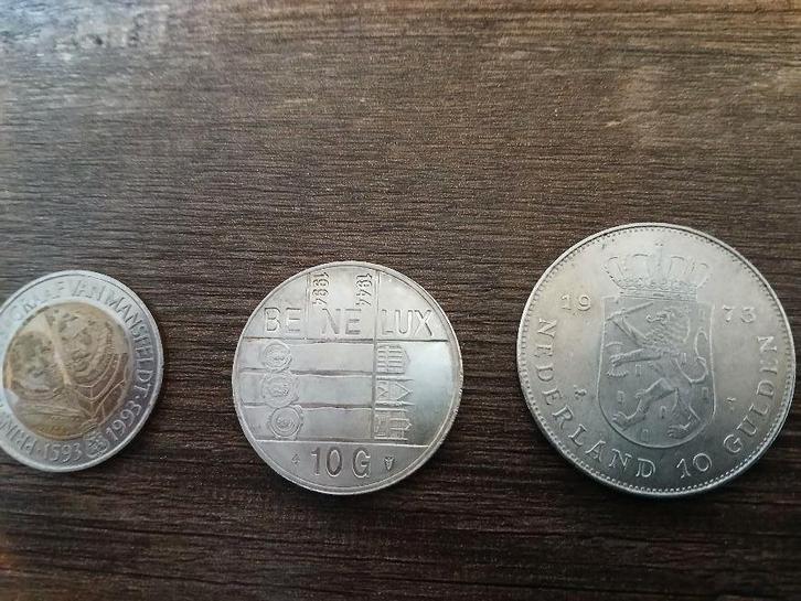 Zeldzame munten  waarvan 2 van zilver, Postzegels en Munten, Munten | Nederland, Setje, Euro's, Koningin Juliana, Zilver, Verzenden