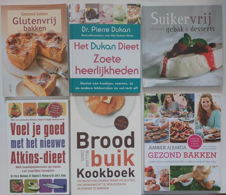 Diverse dieet kook- bakboeken 🥧🍩🍰, Boeken, Gezondheid, Dieet en Voeding, Nieuw, Dieet en Voeding, Ophalen of Verzenden