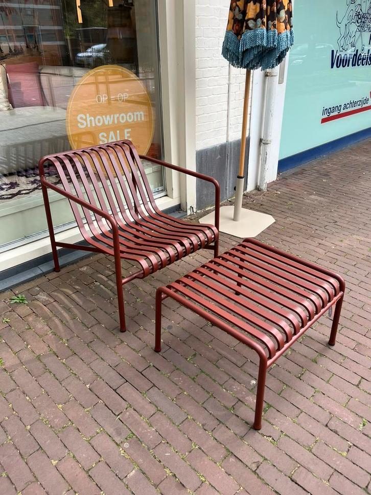 Palissade Lounge chair + voetenbankje, HAY, Tuin en Terras, Tuinsets en Loungesets, Zo goed als nieuw, Loungeset, Ophalen