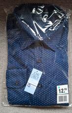 Nieuw overhemd, Ophalen of Verzenden, Nieuw, Blauw, Overige halswijdtes