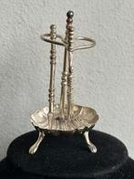 Zilver miniatuur beeldje Haardset, Ophalen of Verzenden, Zilver