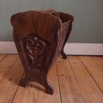 Lucky Vintage brocante houten tijdschriftenrek krantenbak, Huis en Inrichting, Gebruikt, Luckyvintage_shop, Schiedam, Vintage