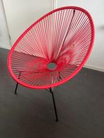 Moderne rood stoeltje, Ophalen, Kunststof, Gebruikt, Eén