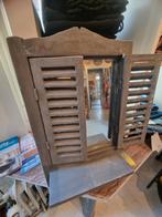 Spiegel met luikjes en plankje - 30x51 cm, Ophalen, Minder dan 50 cm, Nieuw, Minder dan 100 cm