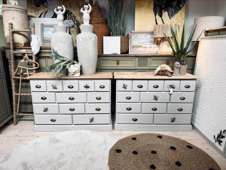 Dressoir apothekerskast linnenkast commode ladekast vintage, Huis en Inrichting, Kasten | Ladekasten, Ophalen