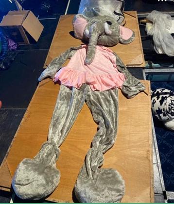olifant mascotte pak / kostuum te koop beschikbaar voor biedingen