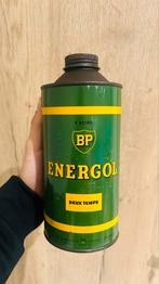 Olieblik olie blik oil can vintage Bp energol 2 takt raar, Verzamelen, Ophalen of Verzenden, Gebruikt, Overige, Overige merken