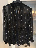 Tuniek zwart goud maat 52 Festival, Festival, Ophalen of Verzenden, Zo goed als nieuw, Blouse of Tuniek