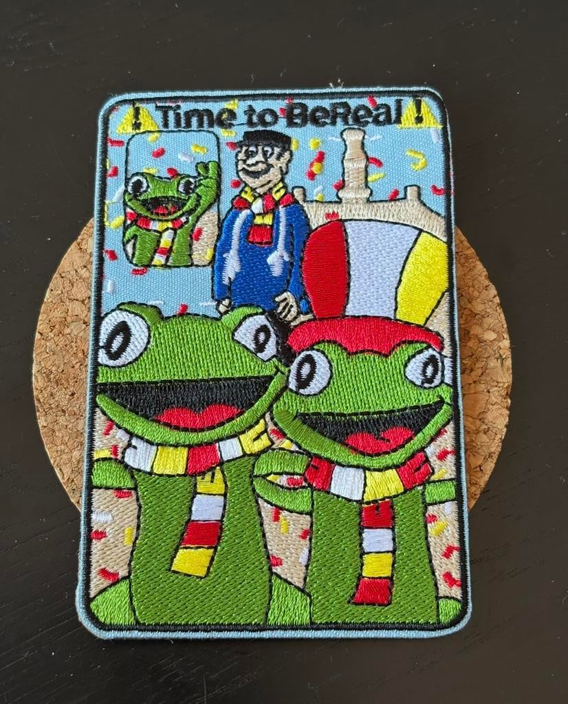 Oeteldonk carnaval embleem 42, Ophalen of Verzenden, Nieuw, Overige maten