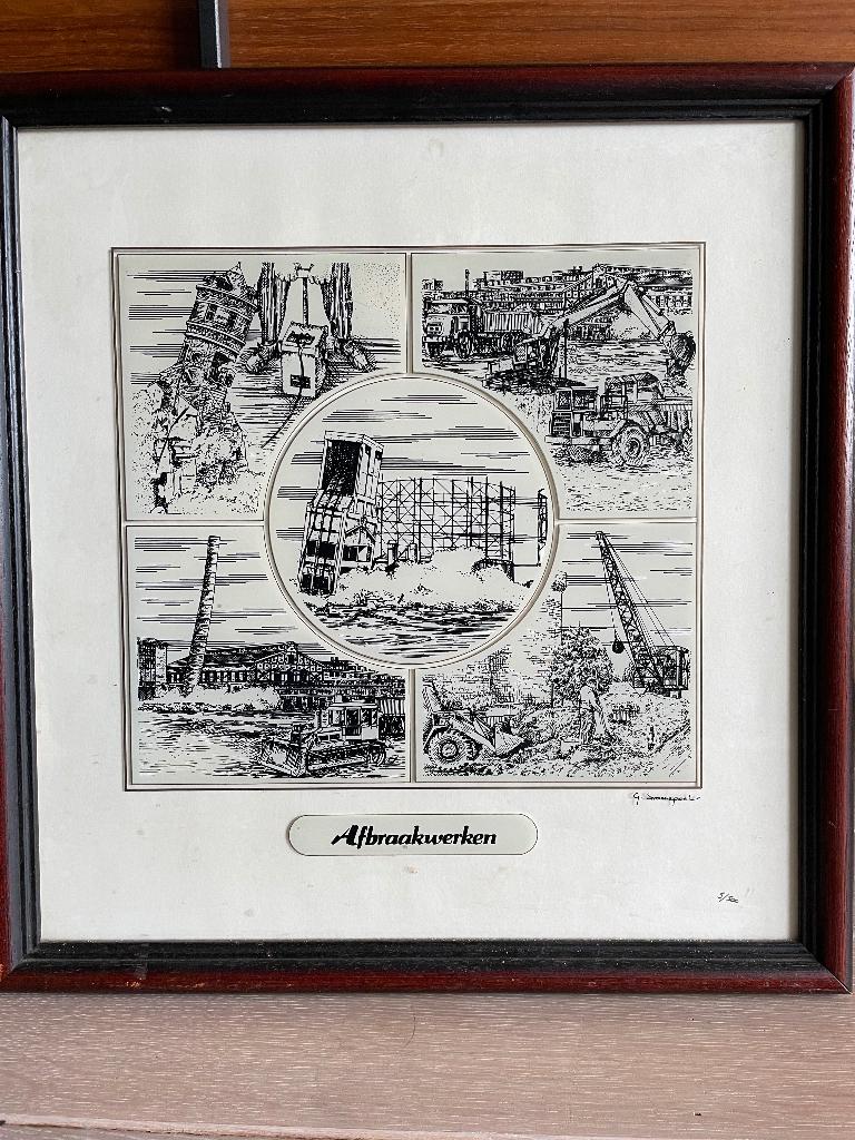 Glasgravure Afbraakwerken Gerard Swaenepoel, Ophalen