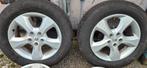 5x114.3 17inch Lm velgen met 2 goede banden Renault enz..., Auto-onderdelen, Banden en Velgen, Ophalen, Gebruikt, 17 inch, All Season