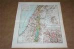 Originele oude kaart Palestina - circa 1895 !!, Gelezen, Ophalen of Verzenden