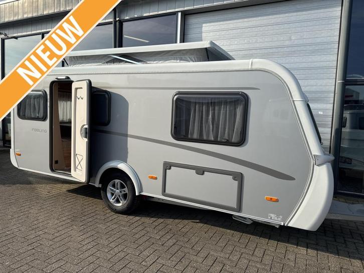 Eriba Feeling 470 Elegance Pico 2025 GRATIS MOVER AANBIEDING, Caravans en Kamperen, Caravans, Bedrijf, tot en met 3, 1000 - 1250 kg