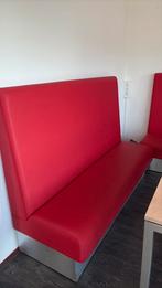 Wachtbanken/ bank/ banken, Ophalen, Rood, Minder dan 75 cm, Leer