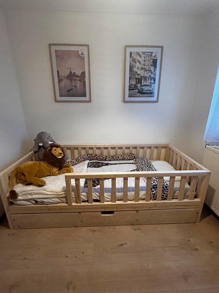 Prachtig NIEUW kinderbed 90x200 andere maten mogelijk, Kinderen en Baby's, Kinderkamer | Bedden, Nieuw, 180 cm of meer, 85 tot 100 cm