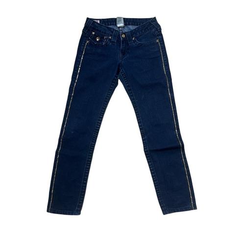 True Religion Disco Julie Crystal Jeans USA W24 / XXS /EU 32, Kleding | Dames, Spijkerbroeken en Jeans, Zo goed als nieuw, W27 (confectie 34) of kleiner