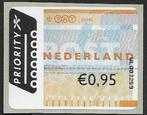 Gunnebo automaatzegel € 0,95 Priority WL003259 Cuijk., Ophalen of Verzenden, Na 1940, Postfris
