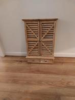 Spiegel met luiken en laden - puntgaaf!, Ophalen of Verzenden