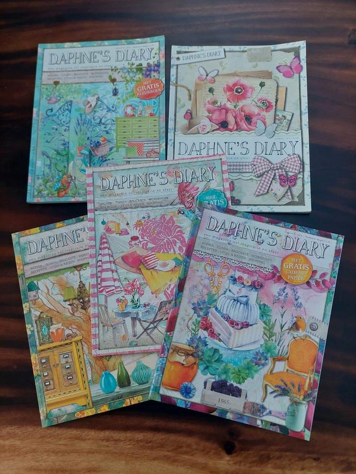 Daphne's Diary magazines - 5 Stuks, Hobby en Vrije tijd, Overige Hobby en Vrije tijd, Zo goed als nieuw, Ophalen of Verzenden
