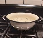 Oma's emaille vergiet, Ophalen of Verzenden, Zo goed als nieuw, Gietijzer