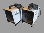 2x Remko Elektrische Ventilator Bouw Kachels 2.2KW, 30 tot 80 cm, Gebruikt, Kachel, Minder dan 60 cm