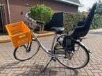 Mamafiets Gazelle met achterzitje en krat, Gebruikt, 56 cm of meer, Mandje, 1 zitje