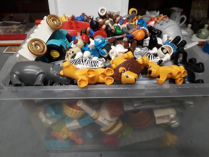ENORME COLLECTIE DUPLO met heel veel POPPETJES & DIEREN !!, Kinderen en Baby's, Speelgoed | Duplo en Lego, Zo goed als nieuw, Duplo