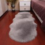 Grijs Schapenvacht Vloerkleed / Hoogpolig Kleed Tapijt, Huis en Inrichting, Stoffering | Tapijten en Kleden, Verzenden, Nieuw