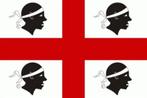 vlag Sardinië, Nieuw, Ophalen of Verzenden