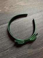 Groene haarband met strik, Ophalen of Verzenden, Zo goed als nieuw, Haarspeld