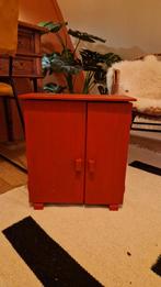 Vintage Poppen Kledingkastje - Rood, Ophalen, Gebruikt