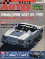 Autovisie 14 2000 : Mercedes Benz C CDI - Ferrari 360 Spider, Gelezen, Autovisie, Ophalen of Verzenden, Algemeen