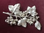 Royale Druiventak Broche, Sieraden, Tassen en Uiterlijk, Broches, Overige materialen, 4 tot 7 cm, Verzenden, Zo goed als nieuw