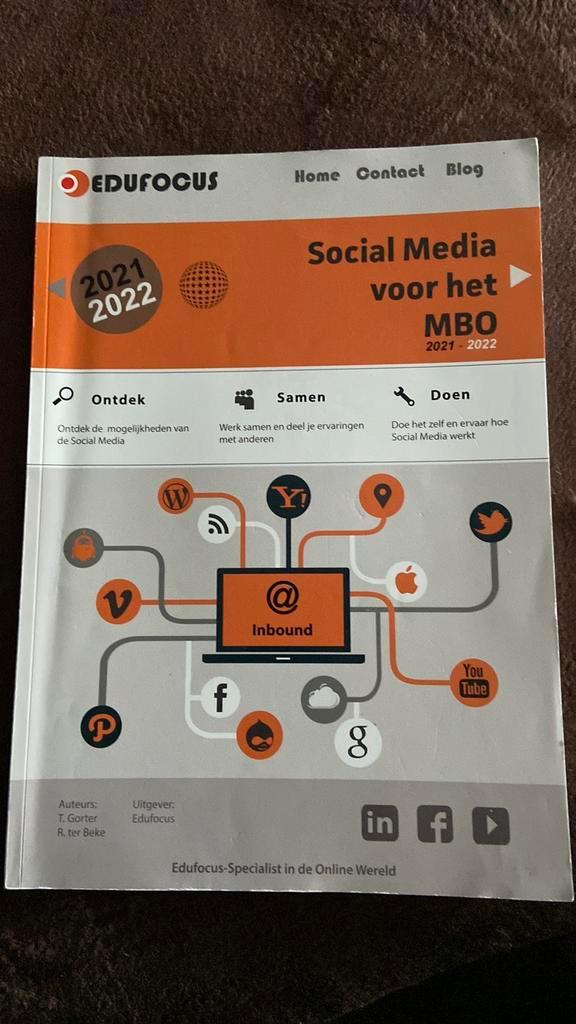 Social Media voor het MBO 9789492442703, Boeken, Economie, Management en Marketing, Zo goed als nieuw, E-commerce en Internet