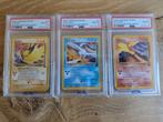 Legendary bird set PSA 10 Aoki Error Articuno Zapdos Moltres, Ophalen of Verzenden, Zo goed als nieuw, Losse kaart