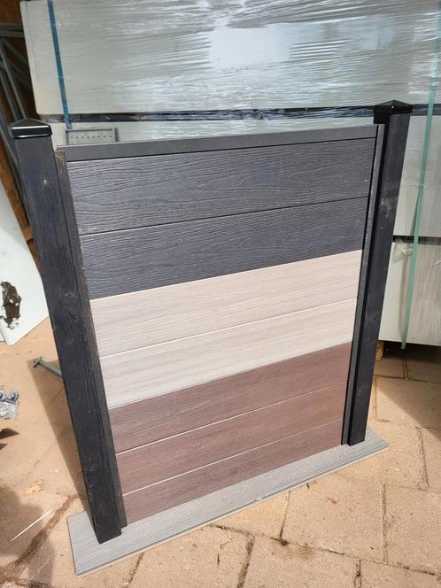 Verschillende kleuren composiet schutting velling plank, Tuin en Terras, Schuttingen, Nieuw, Kunststof, 1 tot 2 meter, Minder dan 3 meter