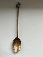 Vintage Verzilverd Theelepeltje met Appel-detail, Ophalen of Verzenden